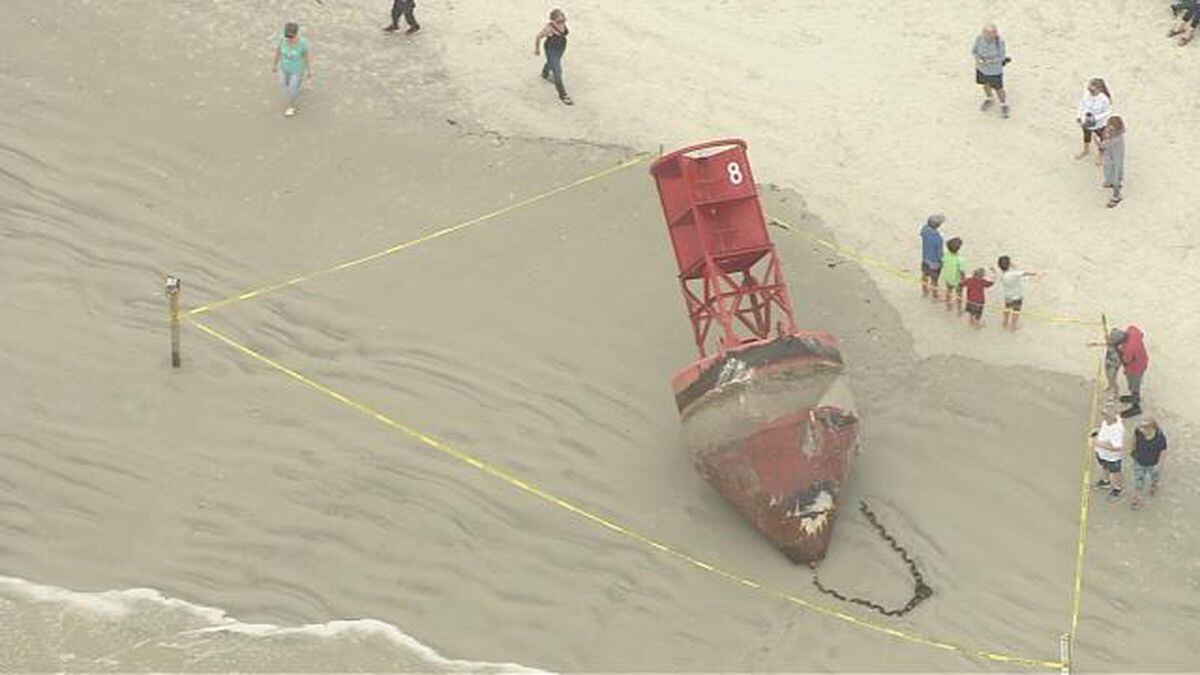 Giant Buoy Removed From New Smyrna Beach