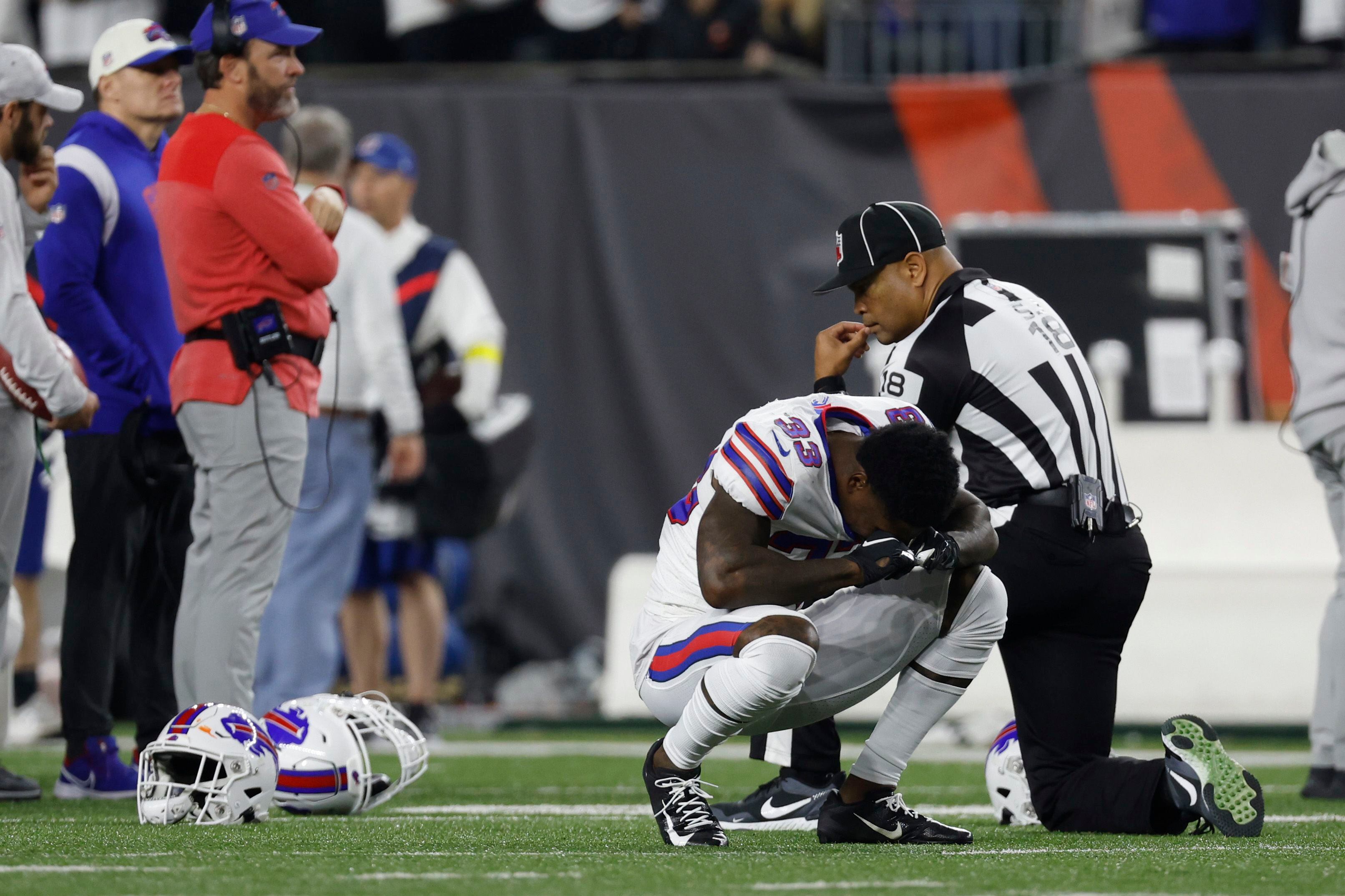 Damar Hamlin injury: Outpouring of love for Bills player on social