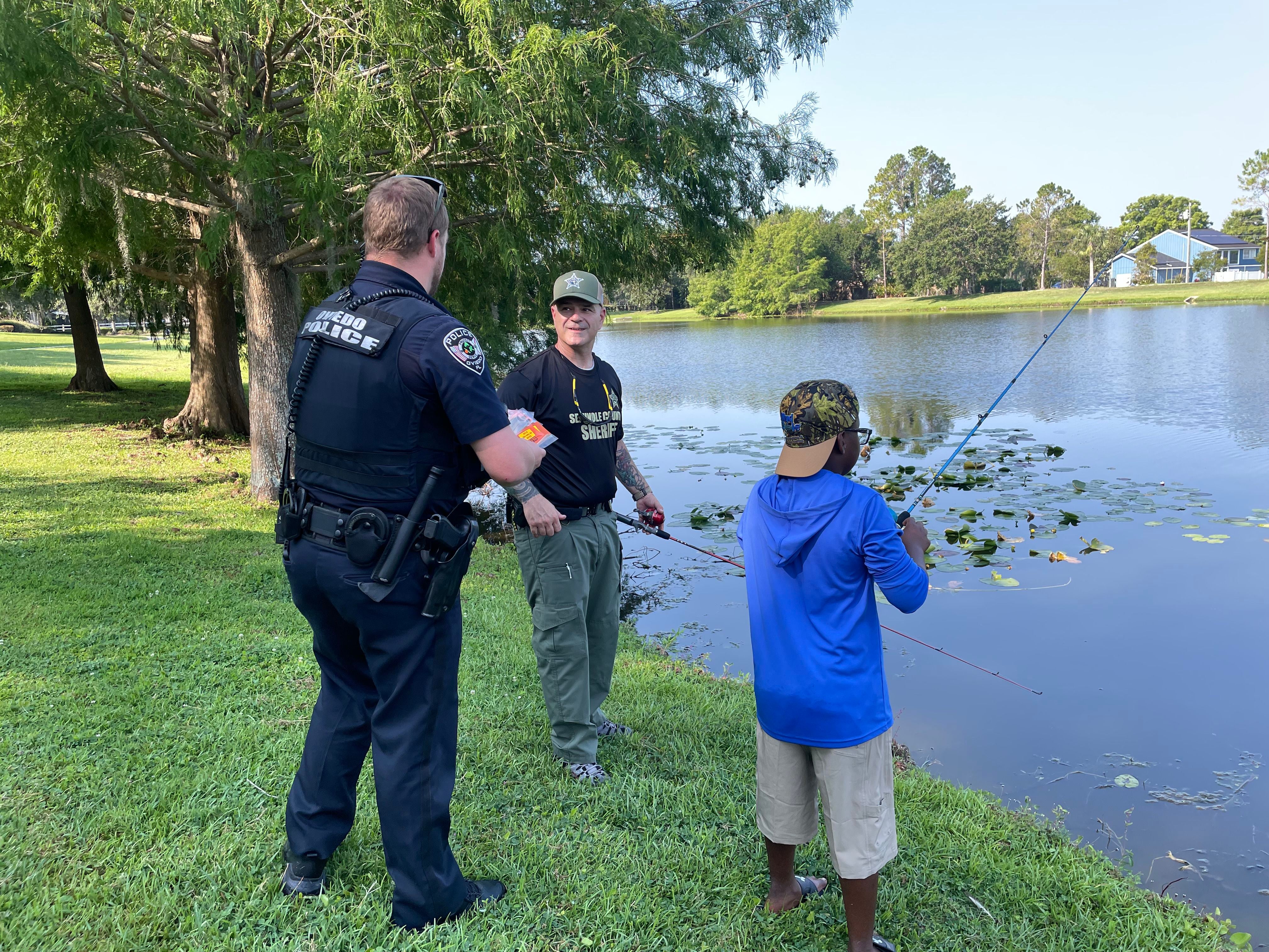 Fishing with the Po Po' event lets kids, police bond together outdoors 
