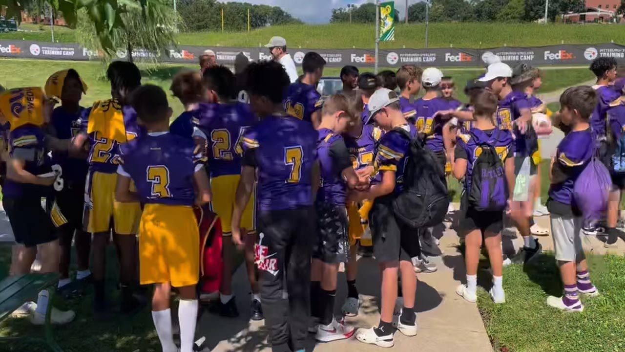 \ud83d\udc9c The @steelers invited the Plum youth football team, Keegan Clontz's  teammates, to training camp today. Keegan was killed in the tragic\u2026 |  Instagram