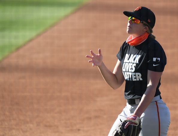 Alyssa Nakken, Giants not just setting example for girls — it's for boys,  too, Sports