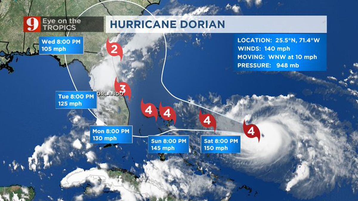 Live Updates Hurricane Dorian Strengthens To Category 4 Storm