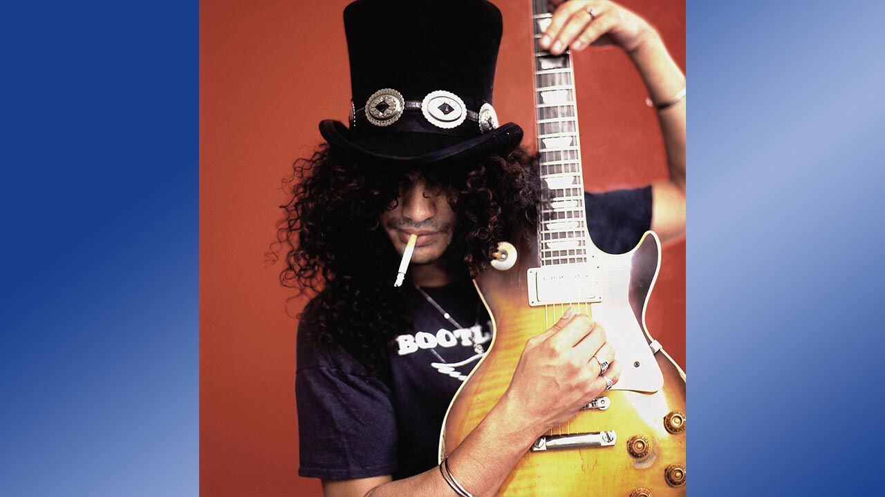 Slash's 'Hunter Burst' Les Paul guitar up for auction – WFTV