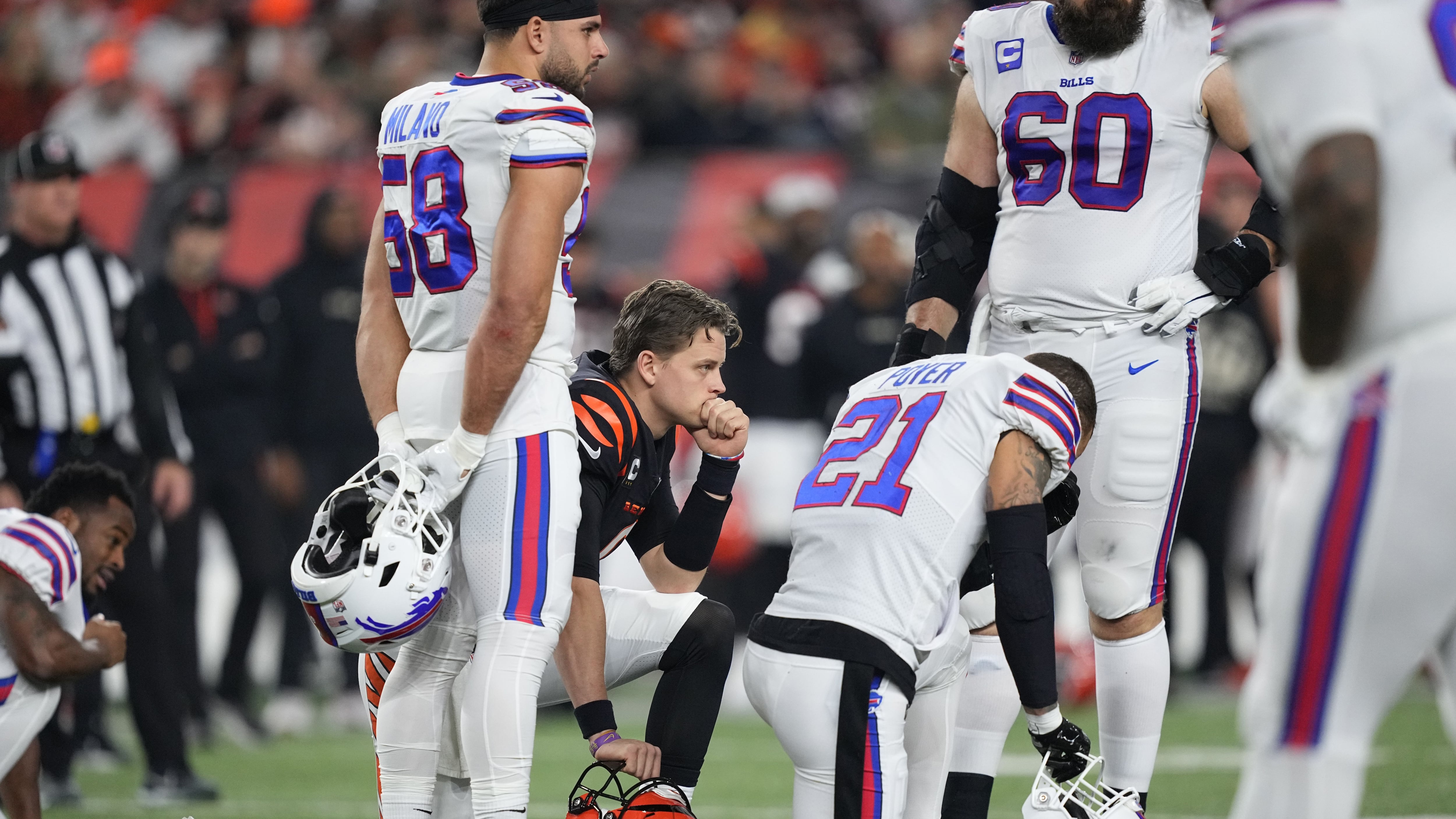 Damar Hamlin in attendance for AFC Divisional Game vs Bengals